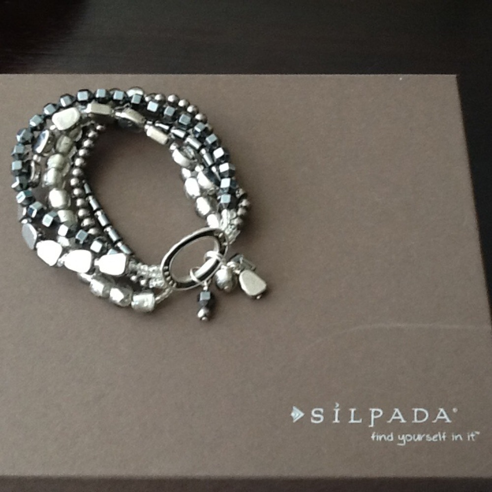 Silpada B1935 Hailstone Stretch Bracelet